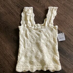 Free people love letter ivory cami